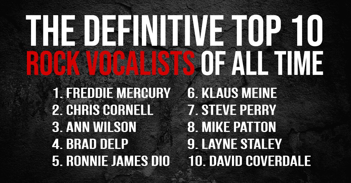 THE DEFINITIVE TOP TEN ROCK VOCALISTS OF ALL TIME